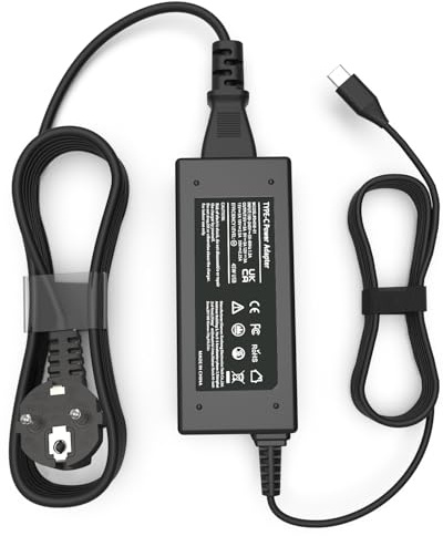 Caricatore universale per Chromebook, 45 W, USB C, per laptop, PC, per | Acer, Asus, Dell, Samsung, Google, Chromebook Laptop 45 Watt Tipo C Alimentatore di rete Ricarica Rapida Laptop Charger
