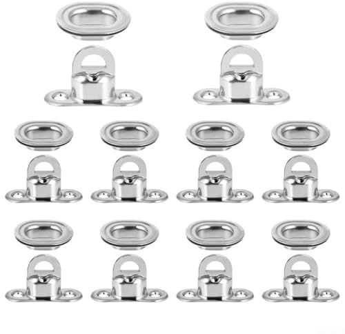 10 Sets Kupfer Oval Öse Drehschloss Spannschloss Schlösser für Auto Anhänger und Planen Anwendungen Heavy Duty Sichere Befestigung