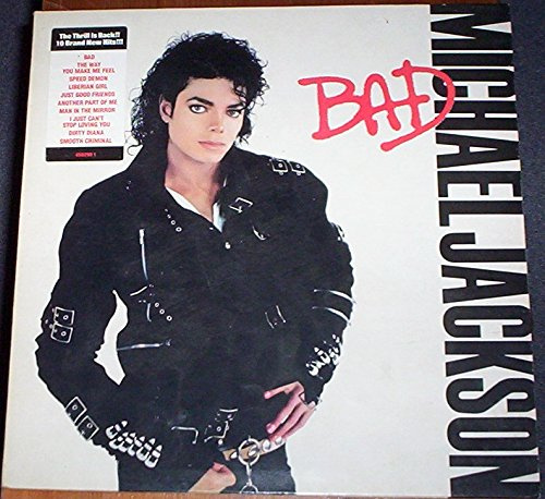 Michael Jackson BAD 12 inch 33 rpm LP Vinyl Album Record