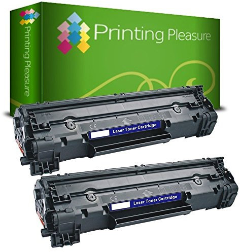 Printing Pleasure 2 Toner kompatibel für HP Laserjet Pro MFP M225 M125 M126 M127 M128 M201 M202 Serie | CF283A 83A