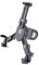 K&M 19790 Supporto treppiede per tablet, nero, plastica - Supporto girevole per tablet, per aste di microfono con filettatura 3/8