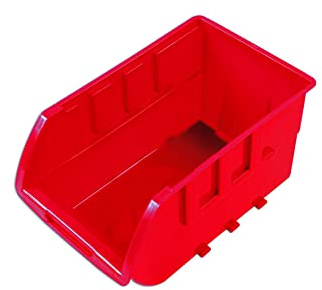 Connect 36993 Red Storage Bins 237mm x 144mm x 125mm 20pc