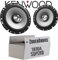 Lautsprecher Boxen Kenwood KFC-S1756-16,5cm Koax Auto Einbauzubehör - Einbauset passend für Skoda Superb Front Heck - justSOUND