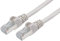 Premium Cord Patch Cable Cat 6a S/FTP, 10Gbit/s, Cable Ethernet, LAN, Conectores RJ45, Flexible y Robusto, AWG 26/7, Conductores 100% CU, Gris, 1 m
