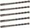 SDS + Plus Steinbohrer, 8 mm x 210 mm lang, Wolframkarbid-Spitze, für Stein, Beton, Ziegel, 5 Stück