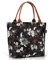 Gloppie Lunch-Tasche für Frauen, isolierte Lunch-Tasche, große Kühlbox, tragbare Lebensmittel-Tragetasche, Geschirr, Groß, weiße blumen