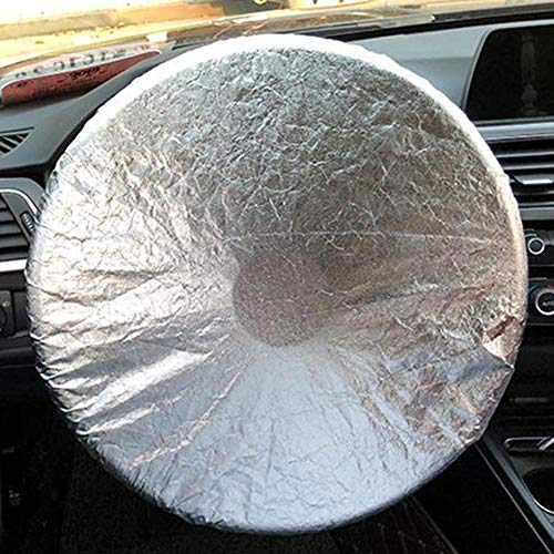 Hangarone Lenkrad-Sonnenschutz, Lenkradabdeckung Auto-Sonnenschutz Lenkrad-Sonnenschutz für GM-Auto-Windschutzscheibenabdeckung