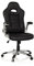 hjh OFFICE 621891 Silla Gaming Game Sport Piel sintética, Negro, Silla giratoria, Apoyabrazos Plegables