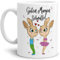 Tasse mit Spruch Hasenliebe - Guten Morgen Schnuffel - Geschenk-Idee/Süßer Hase/Kaffee-Tasse/Ostern/Liebe - Weiß