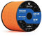 Abma Cord Paracord 3mm 30M 100% Nylon Seil Paracord 425 Typ II Schnur mit 3 Kern für Basteln, Camping, Survival - Max. 192kg (425lbs) - Reflektierende Orange