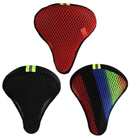 BESPORTBLE 3 Stücke Fahrrad Sattelbezug Sattelschutz Sattelüberzug Wasserdicht Fahrradsattel Überzug Fahrradsitz Sattel Regenschutz Abdeckung Fahrradsitzbezug Rennrad MTB BMX Zubehör