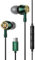 USAMS Type C Kopfhörer Noise Cancelling Ohrhörer in Ear kopfhörer für OnePlus Nord 8T, Samsung S21/ S20 FE/Note 20 Ultra/ S20, Huawei P30Pro/P40Pro, Google Pixel 3XL/4 XL/5 (Grün)