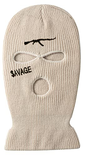 YAMEE Sturmhaube Herren Damen Wintermütze,Balaclava - 3-Loch Sturmmaske,Vollmaske Skimütze Strickmaske Vollgesichtsabdeckung für Outdoor Radfahren Skifahren