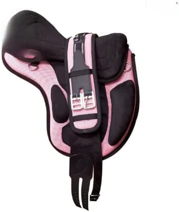 WILD RACE Freemax Sattel Baumloser Sattel/Treeless Saddle Freemax Saddle (18, (Pink)