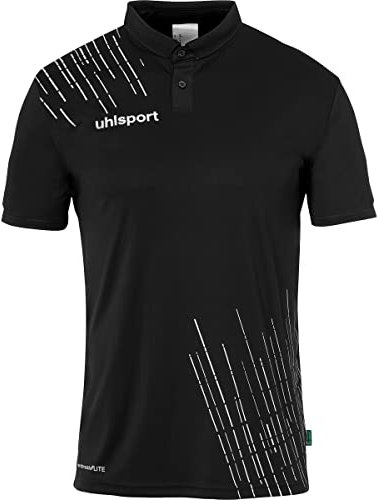 uhlsport Herren Score 26 Poly Poloshirt Und Jungs Sport-Polo, Schwarz/Weiß, S EU