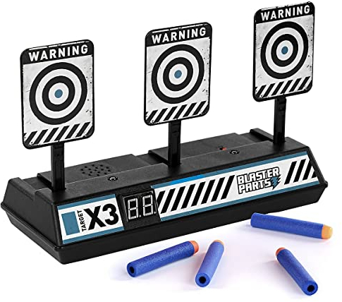 Blasterparts - Elektronische Klappzielscheiben für Nerf und Dartblaster - 3er Target X3 - Dartblaster Modding, Blaster-Tuning & Zubehör