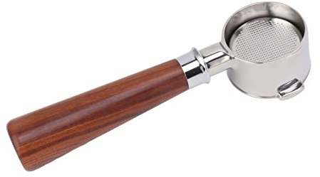 zottel Porte-Filtre sans Fond de 51 Mm, Amélioration de l'extraction Amovible Coffre-Fort 2 Oreilles Porte-Filtre sans Fond de 51 Mm pour Cafetière EC0310 (#1)
