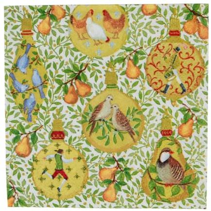 in A Pear Tree Cocktail Napkins - 20 Per Package