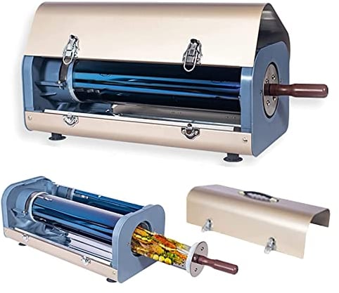 Solar Oven Solar BBQ Grill Cooker, Portable Parabolic Solar Cooker Camping Fuel Free Stoves Cooker Portable Hiking BBQ Oven Tool, Solar Cooker Camping Fuel Free Stoves Cooker Barbe