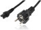 1pcs Power Cable de alimentación 1 M de 3 Pines Polos para DELL HP Lenovo ASUS Acer Portátil Cargador TV Impresora Proyector Pantalla con Contacto de protección Cable de Carga Acoplamiento de trébol
