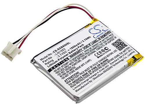 KCDE Ersatzakku für Sony MDR-XB950N1, SRS-WS1, WH-CH700N