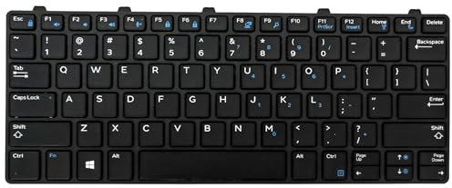 WWGTMC Tastatur ohne Hintergrundbeleuchtung für Dell Latitude 11 3180 3189 3190 3190 2in1 Latitude 13 3300 3310 3380 343NN 0343NN 0NG83V 036G3P