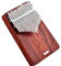 Kalimba Handgefertigtes professionelles Kalimba-Klavier mit chromatischem Schlüssel, professionelles Daumenklavier, handgefertigte Limba mit 17 Tasten, Marimba-Musik, Kalimba 17
