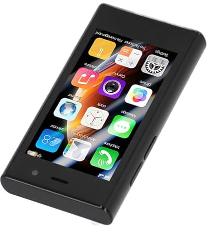 Topiky Mini 4G Smartphone Unlocked, 3.0 Inch Touchscreen Dual SIM 2GB 16GB 5.0MP 2.0MP Camera 1950mAh 4.0, Face Recognition GPS WiFi for Global Use (Black)