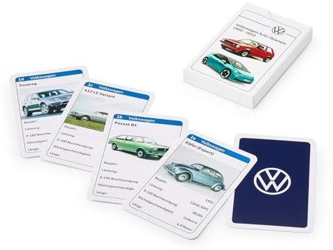 Volkswagen 5H0087528 Kartenspiel Quartett Spielkarten Fahrzeuge