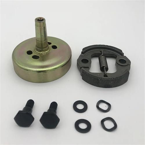 LAVAS Kit Tamburo Frizione 9T con Fori Quadrati e Rotondi for Honda GX31 GX35 1.3HP Parti for decespugliatore for Piccolo Motore Tagliaerba(Square 4T)