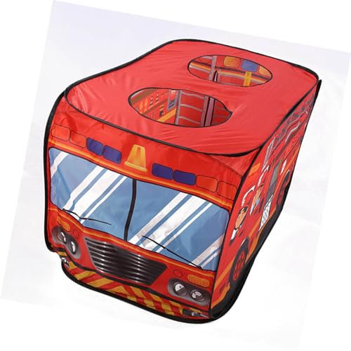 Eiswagen Spielhaus Kinderzelt Feuerlöschwagen Polizist Bus Spielzelt (Tippe A)