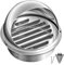 Dazhtu Griglia di ventilazione a sfera, 150 mm Griglia di Ventilazione,Ventola di ventilazione in acciaio inox 304, con griglia con feritoie e zanzariera, Per Tubi Rotondi/condotti/prese A Muro