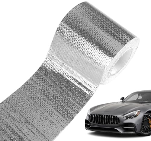 Ruban adhésif en aluminium - Mastic industriel - Colle haute performance - 6 liens en acier inoxydable - Ruban adhésif imperméable - Couche résistante à la chaleur - de liaison forte