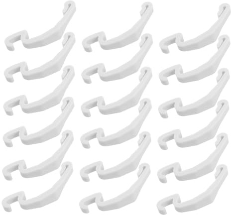 Nuobesty 20Pcs Clips De FijacióN para Jaulas Hamster De Mascotas Laterales para Jaula Hamster Conejo PáJaro Chinchilla Accesorios para Recintos PequeñOs FáCil InstalacióN
