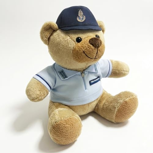 Orsetto Polizia Penitenziaria Personalizzabile – Peluche Decorativo Forze dell’Ordine con Divisa Polizia Penitenziaria, Nome Ricamato su Richiesta – Articolo da Collezione Non Giocattolo