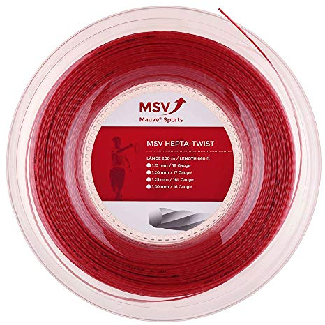 MSV Saitenrolle Hepta Twist, Rot, 200 m, 0355000133300010