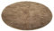 Kinzler J-10001/52 braun Badematte, Mikrofaser, 90 cm rund