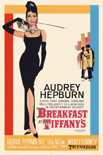 Breakfast at Tiffany's Poster Audrey Hepburn (61cm x 91,4cm) + Ü-Poster