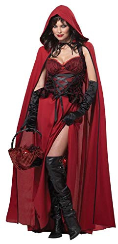 Smiffys Damen Rotkäppchen-Kostüm, rot, XL