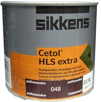 Sikkens Cetol HLS Extra - Alkydharz Speziallasur für außen 500ml Ebenholz 020