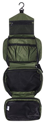CYBERNOVA Trousse de Toilette Sac cosmétique Voyage Suspendre Compartiments pour Rangement des Affaires de Toilette/Soins personnels Bourse Hygiène (Vert)