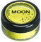 Moon Glow Shaker à paillettes UV néon – Brille brillamment sous un éclairage UV, Jaune, 5 g
