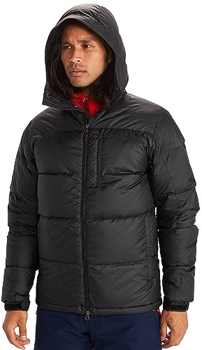 MARMOT Guides Down Hoody - Chaqueta con capucha para hombre, ultra leichte, 700 Fill-Power, Warme Mit Kapuze, Wasserabweisend, Winddicht (paquete de 1)