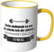 JUNIWORDS Tasse - Ich denke an Fitness - Wähle Motiv & Farbe - Gelb