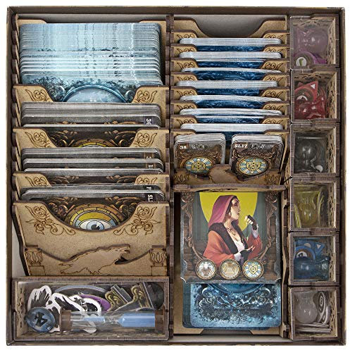 TowerRex Organizer für Mysterium-Brettspiel und versteckte Schilder, Geheimnisse und Lügen Erweiterung, Aufbewahrungseinlage, Zubehör-Upgrade