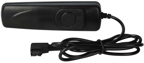 vhbw Télécommande déclencheur avec câble Compatible avec Sony Alpha DSLR-A100W, DSLR-A200, DSLR-A200H Appareil Photo, 1 m