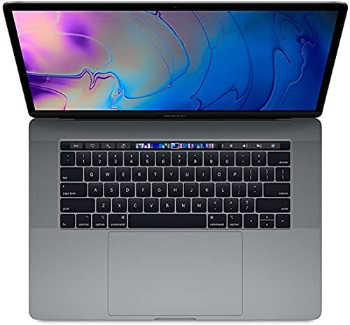 2018 Apple MacBook Pro with 2.9GHz Intel Core i9 (15-inch, 16GB RAM, 512GB SSD) (QWERTY English) Space Grey (Renewed)