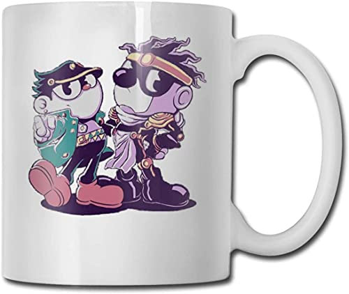 Bizzare Head Jojos Bizzare Adventure Cup-Head Neuheit Tasse weiß Kaffeetasse