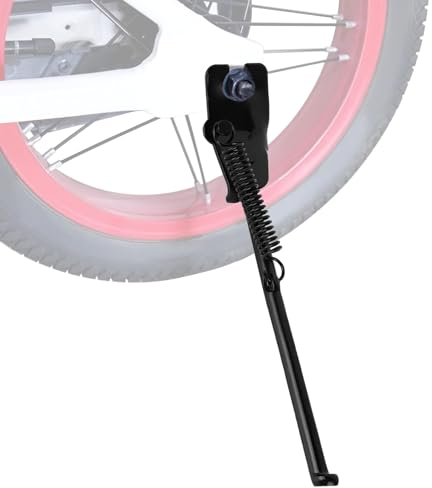 Agatige Fahrradständer, 12 14 16 18 20 Zoll Ständer für Kinderfahrrad, Fahrrad Seitenständer Fahrradständer Mountainbike Ständer(14)