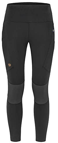 Fjallraven Damen Abisko Trekking Tights Pro Leggings, Schwarz-eisengrau, S EU